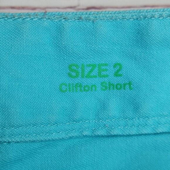 Lilly Pulitzer Blue Clifton Shorts Size 2 - Picture 6 of 8